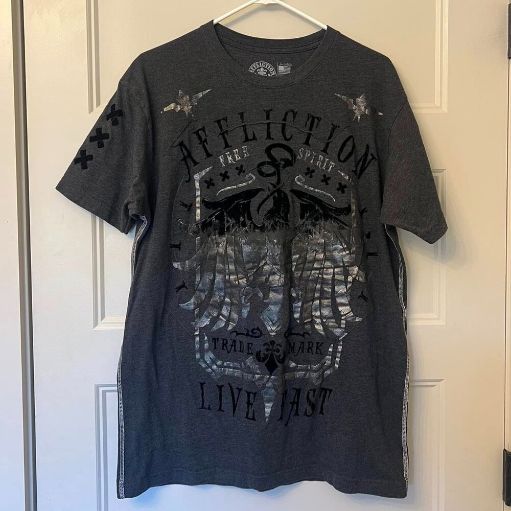 Affliction T-Shirt, Men's Size X-Large